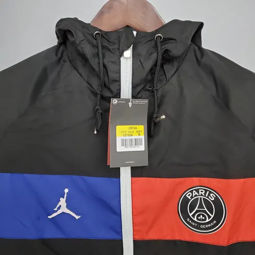 2021 Windbreaker Psg Paris Saint-Germain Black — view 3