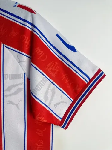 1996-1997 Retro Atletico Madrid Home Soccer Jersey  — view 6