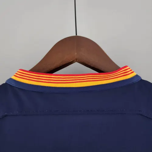 Camisa de Futebol Retro Barcelona Casa 2015/2016  — view 7