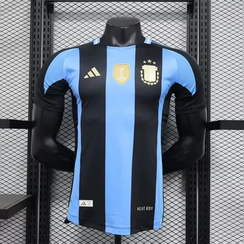 قميص الأرجنتين الإصدار الداكن نسخة اللاعب 2024-2025