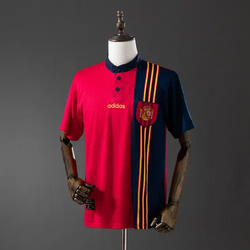 1996 Retro Spain Home Football Shirt  — view 1