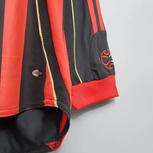 Camiseta Fútbol Retro AC Milan Local Manga Larga 2006/2007  — view 7