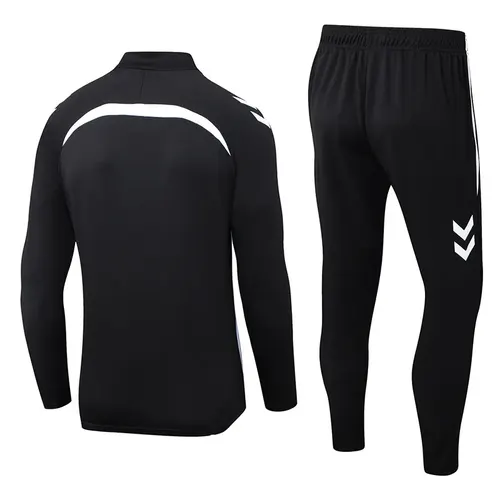 2025/2026 Real Betis Half-Pull Training Suit Black Football Shirt  Set — view 2