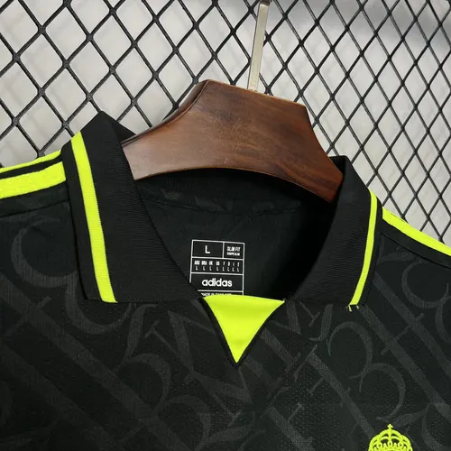 Camisa Única Real Madrid X Preto e Neon 2024/2025  — view 3