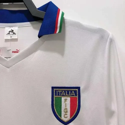 1982 Retro FIFA Italy Away Soccer Shirt  — view 3