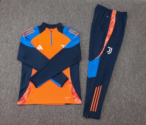 Conjunto de entrenamiento de media cremallera naranja de la Juventus 2024/2025  — view 7
