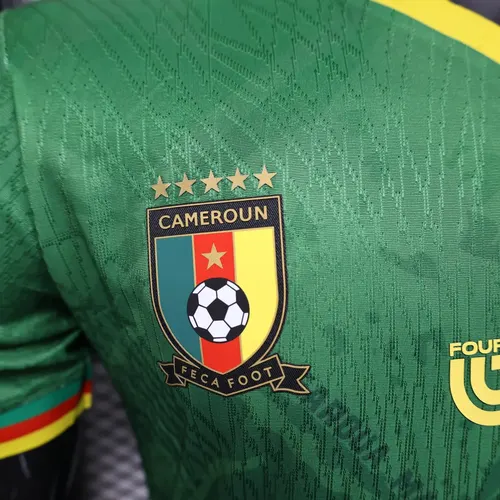 2025/2026 Player Version Cameroon Home Football Shirt  — view 4