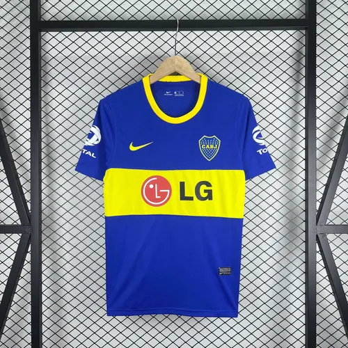 2010/2011 Retro Boca Juniors Home Football Jersey   — view 1