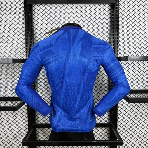 2025/2026 Maillot de football domicile Chelsea version joueur manches longues landaise — view 2