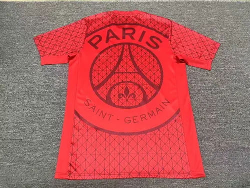 2025/2026 Psg Paris Saint-Germain Roupa de Treino Vermelha Camisa de Futebol  — view 2