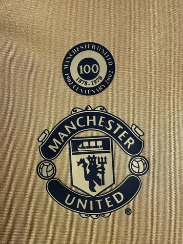 2001-2002 Retro Manchester United Doppelseitiges Jahrhundert-Edition Trikot  — view 6
