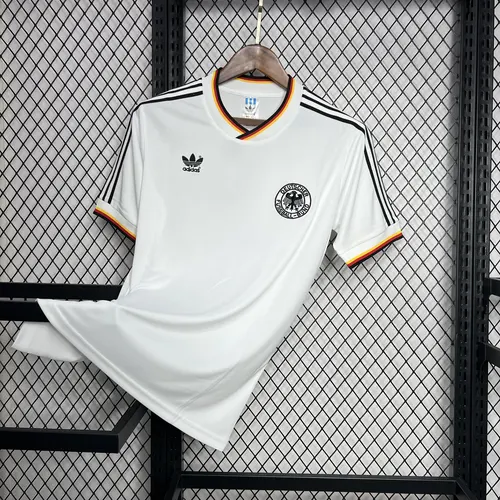 1986 Retro Soccer Jersey Germany Home — view 3
