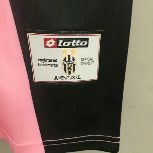 2002/2003 Retro Juventus Camisa de Futebol Rosa  — view 6