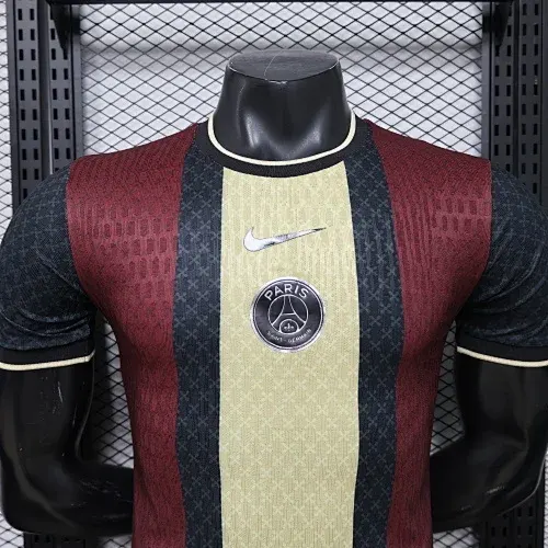 2026/2027 Versión Jugador Paris Saint-Germain Edición Especial Rojo Jujube Camiseta de Fútbol   — view 3