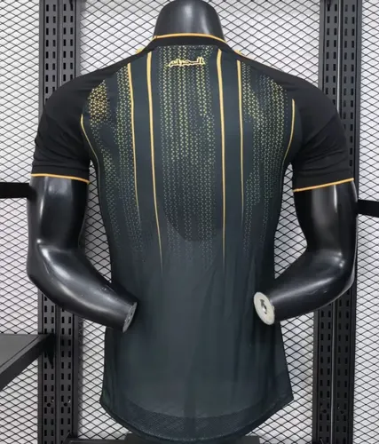 2026 Player Algerien Nationalmannschaft Trainingsanzug Schwarz Fußballtrikot  — view 2