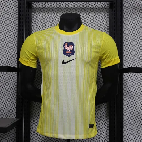 2025-2026 Spielerversion Frankreich Torwart Fußballtrikot 