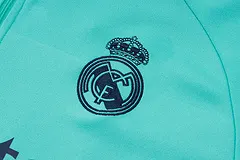2024/2025 Real Madrid Hellgrün Halb-Reißverschluss Trainingsanzug Fußballtrikot  Set — view 6