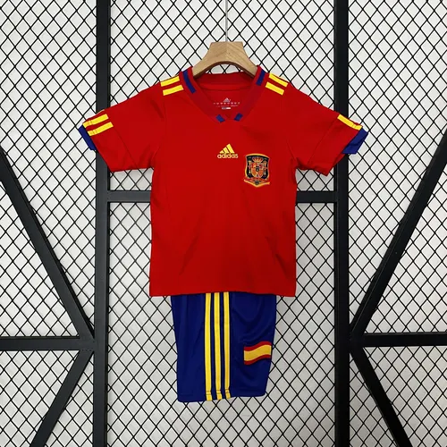 Camisa Retro 2010 Espanha Casa Futebol AAA qualidade fã Tamanho Infantil — view 1