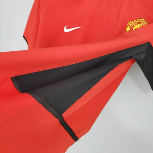 Camisa de Futebol Retrô Manchester United Casa 2002/2004  — view 8