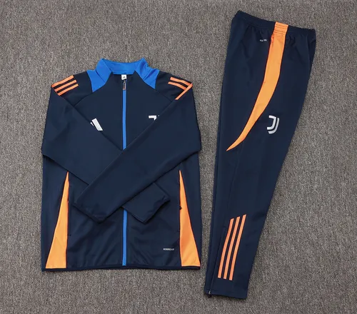 2024/2025 Juventus Half-Pull Training Suit Royal Blue Football Shirt  Set — view 7