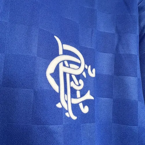 1987/1990 Retro Rangers Heim-Fußballtrikot  — view 5