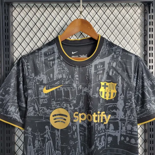Maillot de foot Barcelona édition spéciale noir 2023/2024  — view 4