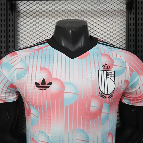 Camisa de Futebol Away da Seleção da Bélgica Player Version 2026  — view 3