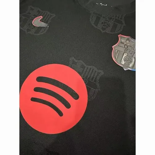 2025/2026 Barcelona Version Joueur Édition Spéciale Noir Maillot de Football  — view 3