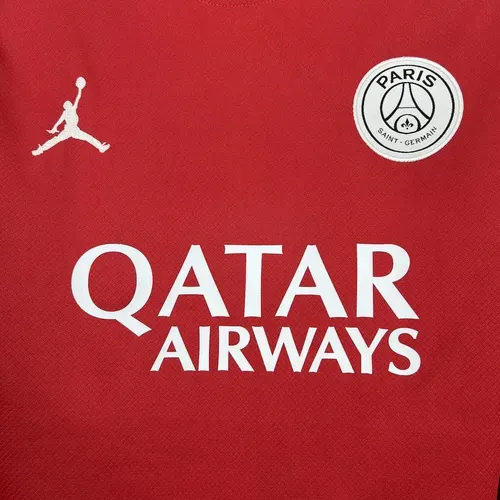 2025/2026 Long Sleeves Paris Saint-Germain red goalkeeper Football Jersey  — view 4