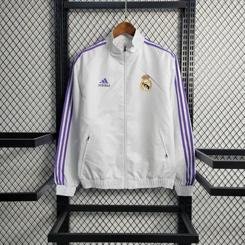 Cortavientos Reversible Blanco de Real Madrid 2023/2024 — view 2