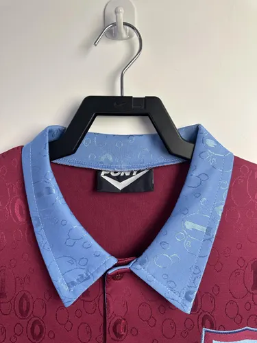 1995-1997 Retro West Ham United Football Shirt Home  — view 3