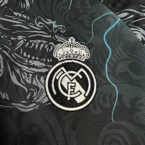 2024/2025 Real Madrid Camisa Dragão Preto  — view 4