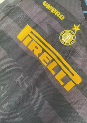 1997/1998 Retro Langarm Inter Mailand Drittes Auswärts Fußballtrikot  — view 7