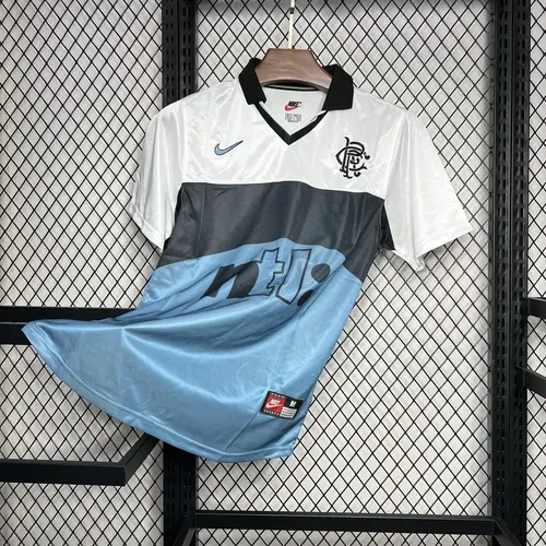 1999/2000 Rétro Rangers Maillot Extérieur Football  — view 3