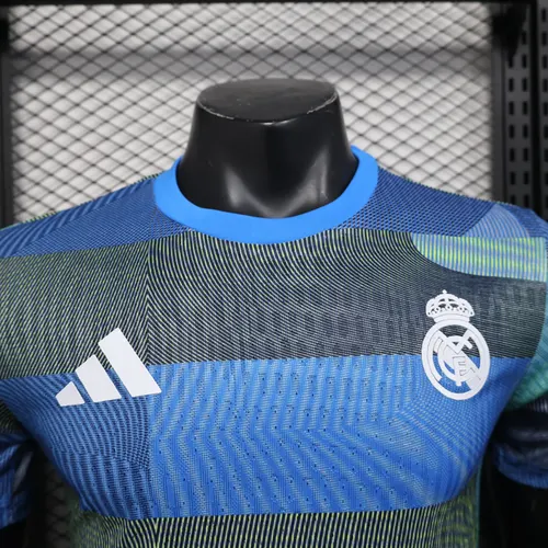 2025/2026 Version Joueur Real Madrid Avant-match Tenue d'Entraînement 01 Maillot de Football  — view 3