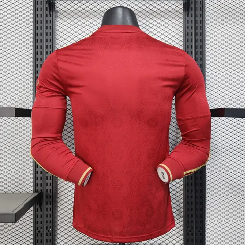 2025-2026 Long Sleeves Bayern Munich 125th Anniversary Edition Player Version Football Shirt  — view 2