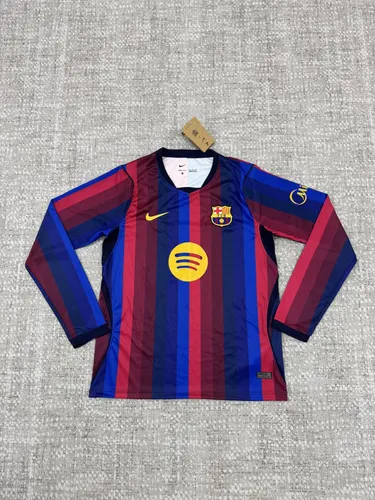 2026/2027 Langarm Barcelona Heimtrikot Fußballtrikot   — view 1