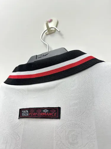 1998/1999 Retro Manchester United Away White Football Shirt  — view 4