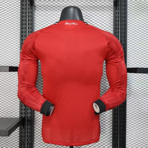 2025/2026 Langarm Spielerversion Manchester United Heimfußballtrikot  — view 2