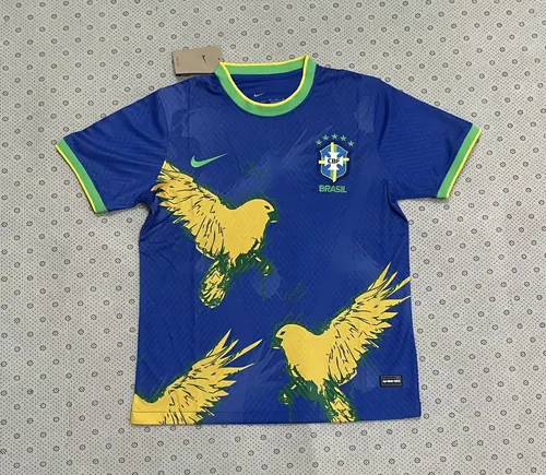 2025/2026 Brasilien Heiliger Vogel blaues Fußballtrikot 