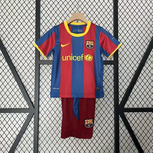 2010/2011 Retro Barcelona Home Camisa de Futebol  Tamanho Infantil — view 1