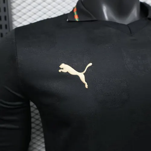 2026 Player Version Langarm Portugal Black Panther Fußballtrikot AAA Fan-Qualität — view 4