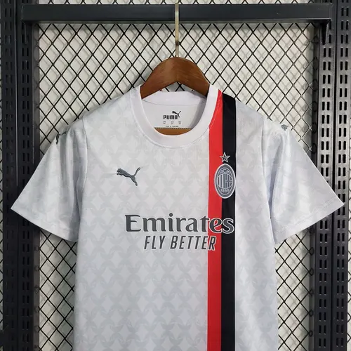 2023/2024 AC Milan Away Soccer Jersey  Kids Size — view 3
